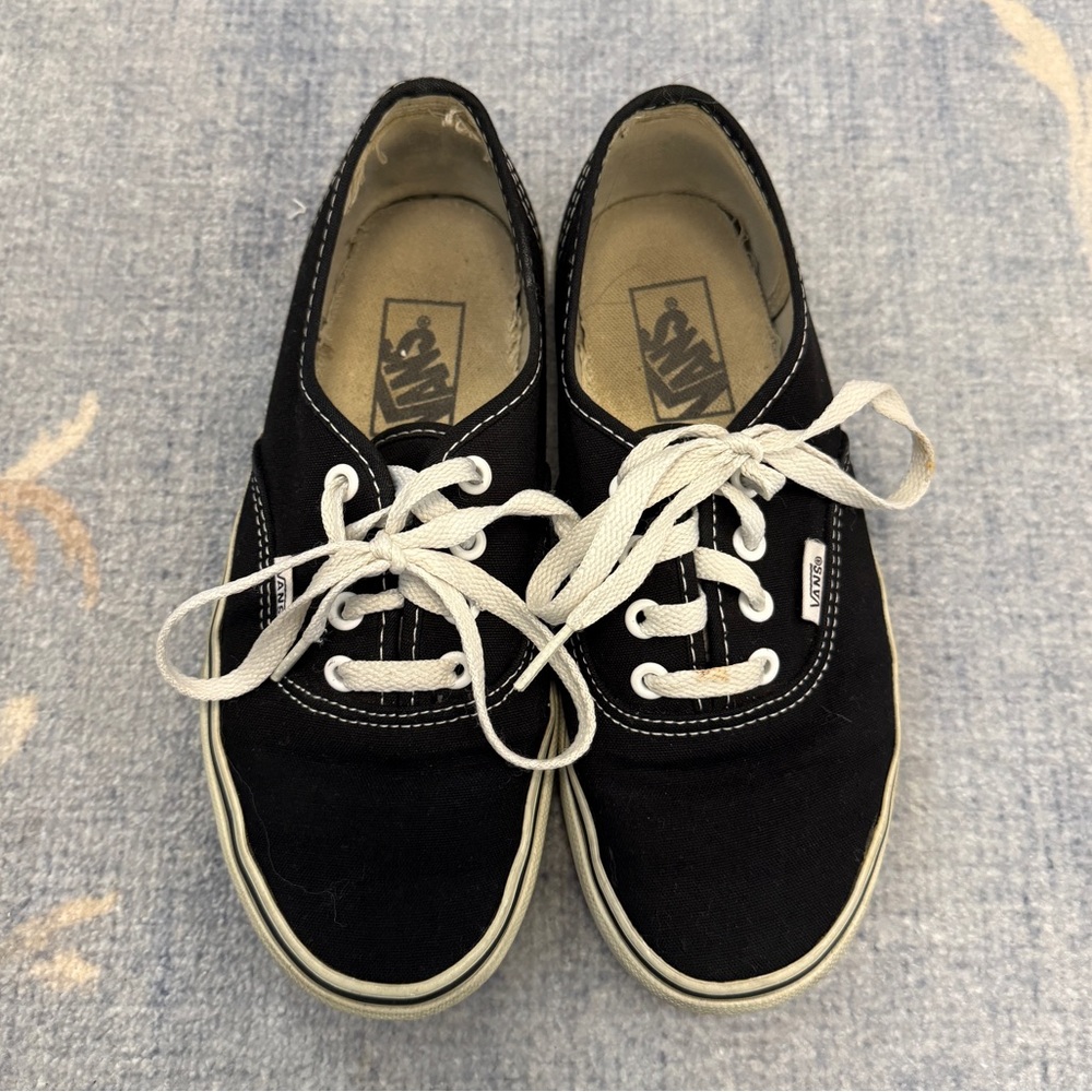 Vans Black Canvas Sneakers 7